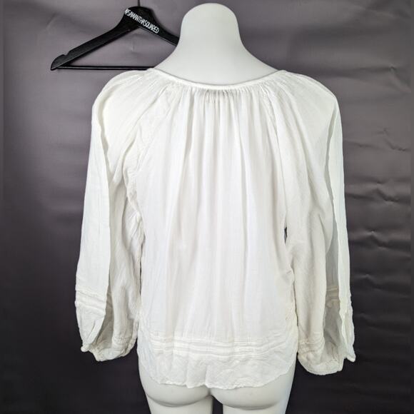Vanessa and Virginia Boho Gauzy Blouse sz XS - Picture 3 of 6